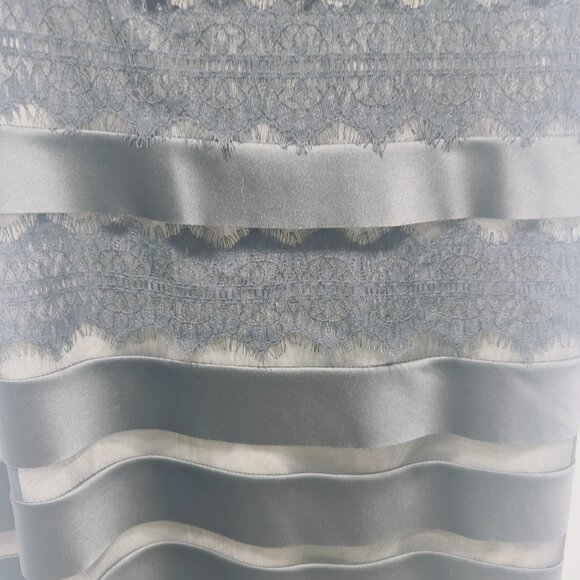 JS Collection Black Lace Dress Size 14 Ladies NWT Nude Underlay Cocktail Evening - Picture 15 of 16